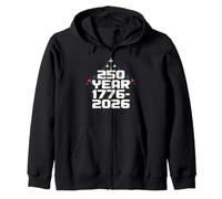 250 Year 1776-2026 Aviation Tribute Celebration Zip Hoodie