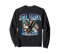 250 Years America Anniversary Patriotic July 4 Bootleg Y2K Sweatshirt