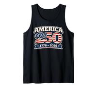 250 Years American 250th Anniversary USA Patriotic 4th July Tank Top