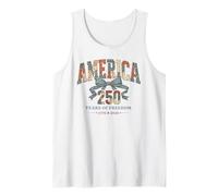 250 Years Anniversary America 1776-2026 USA 250th Birthday Tank Top