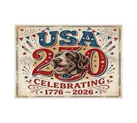 250 Years German Wirehaired Pointer Dog Jigsaw Puzzles for Adults 300 Pieces, Vintage Puzzles, American Decorations for Family Entertainment Party Gift