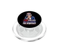 250 Years Later and Still Fighting for Democracy 1776-2026 PopSockets PopGrip for MagSafe