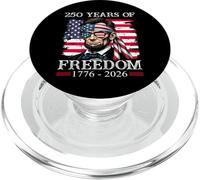 250 Years of Freedom 1776-2026 George Abraham Lincoln PopSockets PopGrip for MagSafe