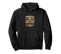 250 Years of Freedom America Eagle Honor The Past Future Pullover Hoodie