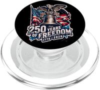 250 Years of Freedom - Liberty Bell US Independence Day PopSockets PopGrip for MagSafe