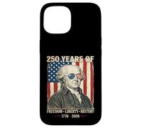 250 Years Of Freedom Liberty History John Adams Retro Case for iPhone 15