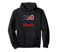 250 Years of Freedom - USA - 1776-2026 - US Flag Pullover Hoodie