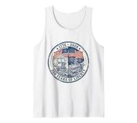 250 Years of Liberty Ship 1776-2026 Vintage Patriotic 4 July Tank Top