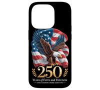 250 Years One Nation Under God - Eagle 1776 Faith American Case for iPhone 14 Pro
