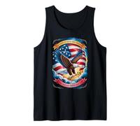 250 Years One Nation Under God - Eagle 1776 Faith American Tank Top