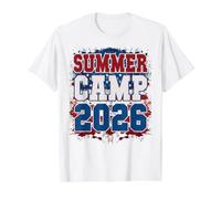 250 Years Summer Camp 2026 Camping Director Vibes Staff Value Graphic T-Shirt, Men, White, L