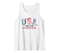 250 Years USA 1776-2026 250th Birthday America 4th July Tank Top