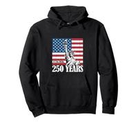 250 Years USA Anniversary American Flag 4th of July Patriots Pullover Hoodie