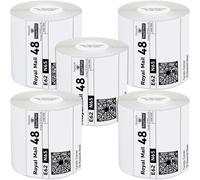 (2500 Labels) 4X6 Direct Thermal Printer Labels 100mm x 150mm White Permanent Shipping Labels Rolls Compatible with Etsy Shopify Ebay Amazon Royal Mail FedEx