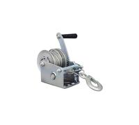 2500 lbs Manual Hand Winch Heavy-Duty Hand Crank with Wire Rope System Ideal for Boat Trailers 1134 kg Pulling Power Standard Model and Reliable