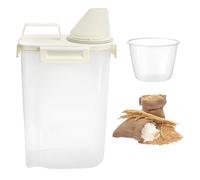 2500 ml Washing Powder Storage with Scale, Double Seal Laundry Powder Storage, Moisture-Proof Rice Dispenser, Airtight Food Container with Portable Handle, for Both Detergent and Food