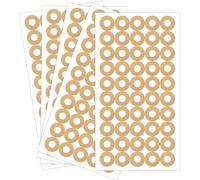 2500 Pcs Kraft Hole Reinforcement Stickers,Self-Adhesive 0.25" Diameter Hole Labels for School Home Paper Sheet Binder