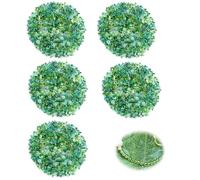 2500 PCS Mixed Glass Seed Beads for Bracelet Making, Green Bracelet Beads Small Bead, Green Glass Bead Suitable for DIY Bracelet Necklace Earring and Jewelry Making