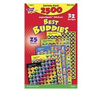 2500 x SuperSpot Best Buddies Reward Stickers, Variety Pack