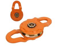 25000 LB HeavyDuty Pulley Block 12500 LB Working Load Limit Minimum Break Strength Hoisting Accessory for Rigging and Lifting Equipment