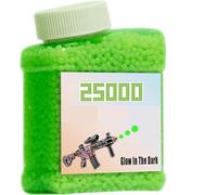 25000 Pcs Refill Ammo Glow in the Dark, 7-8mm Gel Bullets for Gel Blaster Gun, Gel Blasters Ammo Gel Blasters Gun Refill Bullets, Gel Ball Blaster, Electric Gel Ball Gun, Gel Gun Ammo.