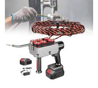 25000mah/ 37500mah Pull Wire Hidden Pipe Threader Automatic Threading Machine Dark Wire Electric Wire Pulling Tool Threading Machine,2x37500mah
