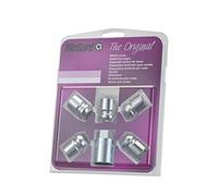 25002SU Wheel Lock Nuts SU, 5 lock set 1/2-20, radius seat, total length 29,9 mm, Hex size 19mm, Key diameter 27,7 mm