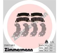 ZIMMERMANN 25007.168.1 Brake pad set