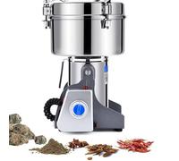 2500g Grain Grinder, 1800W 5 minutes timer Open Cover Stop Electric Grain Mill 39000RPM Cereal Grinder No dead angle blade Pulverizer with Overload Protection