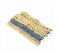 2500Pcs 1% 1/4W 0.25W Metal Film Resistor 50 Values Assortment Kit set 1Ω~10MΩ Range sample package BIANMTSW