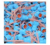 2500pcs Static Mixer 10:1 Epoxy Adhesive Mixing Nozzles Resin AB Glues Round Static Mixing Tube Set for 50ml 10:1 Glue Cartridge