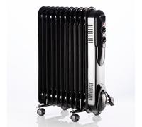 2500W 11 Fin Black Oil Filled Radiator