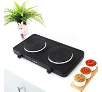 2500W Double Hot Plate Black & White Finish
