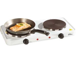 2500w Electric Twin Double Hot Plates Home,Camping and Caravan1000w +1500w