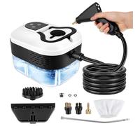 2500W Handheld Steam Cleaner - 4.5 Bar High-Pressure, 1.2L Tank, 6 Adjustable Steam Levels, Ideal for Kitchen, Bathroom, Car & Windows