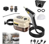 2500W Handheld Steam Cleaner, 6-Speed Portable Steamer, 10s Heat-Up steamer cleaning Multipurpose for Home for Kitchen, Bathroom, Car Detailing, Tile & Grout Cleaning