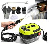 2500w Handheld Steam Cleaner - High-temperature Pressurized, 1800ml Tank, Portable Multi-surface Steamer For Home, Car, Kitchen & Bathroom Deep Cleaning Standard-Green