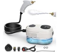 2500W Handheld Steam Cleaner Portable Steam Cleaner Includes 12 Accessories 6 Speeds Multi Steamer Cleaning for Kitchen, Bathroom, Tile, sofa Car Detailing