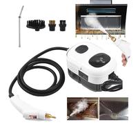 2500W HandHeld Steam Cleaners (6 Adjustable Steam Levels), High Temperature Pressurized Steam Cleaning Machine(105°C/3BAR),1100ml Water Tank, Air Conditioner Kitchen Car Steam Cleaner White