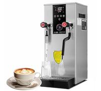 2500W Milk Frother - 12L Full Automatic Electric Steam Machine with LCD Temperature Display for Tea, Hot Chocolate, Cappuccino and Latte