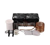 2500W ZVS Induction Heater High Frequency Induction Heating PCB Board Melted Metal + Coil+ Crucible+Pump Easy Operation