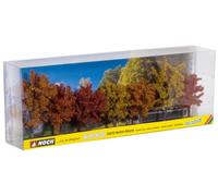 25070 Noch Autumn Trees Classic Pack 7 Pieces Height From 8 Cm To 10 Cm