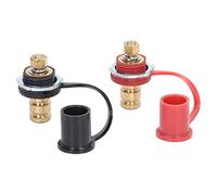 250A Battery Post Kit With Stud Cap, Car RV Truck Charging Pile Terminal, UL94 V-0 Fire Rating for Easy Access