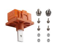 250A High Current Terminal Block for Lithium Battery and Energy Storage Systems, Copper Plated with Silver Contacts, IP67 Rated, Flame Retardant PA66 Insulation, -20 to 105°C Operating Range