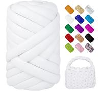 250g 500g 1000g 1000g Metallic Chunky Cotton Yarn Crochet Bag Sling for Making Bags, Baskets, Carpets and DIY Crafts