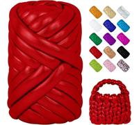 250g 500g 1000g 1000g Metallic Chunky Cotton Yarn Crochet Bag Sling for Making Bags, Baskets, Carpets and DIY Crafts