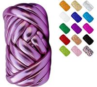 250g 500g 1000g 1000g Metallic Chunky Cotton Yarn Crochet Bag Sling for Making Bags, Baskets, Carpets and DIY Crafts