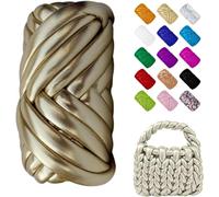 250g 500g 1000g 1000g Metallic Chunky Cotton Yarn Crochet Bag Sling for Making Bags, Baskets, Carpets and DIY Crafts