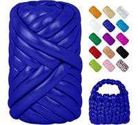 250g 500g 1000g 1000g Metallic Chunky Cotton Yarn Crochet Bag Sling for Making Bags, Baskets, Carpets and DIY Crafts