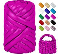 250g 500g 1000g 1000g Metallic Chunky Cotton Yarn Crochet Bag Sling for Making Bags, Baskets, Carpets and DIY Crafts